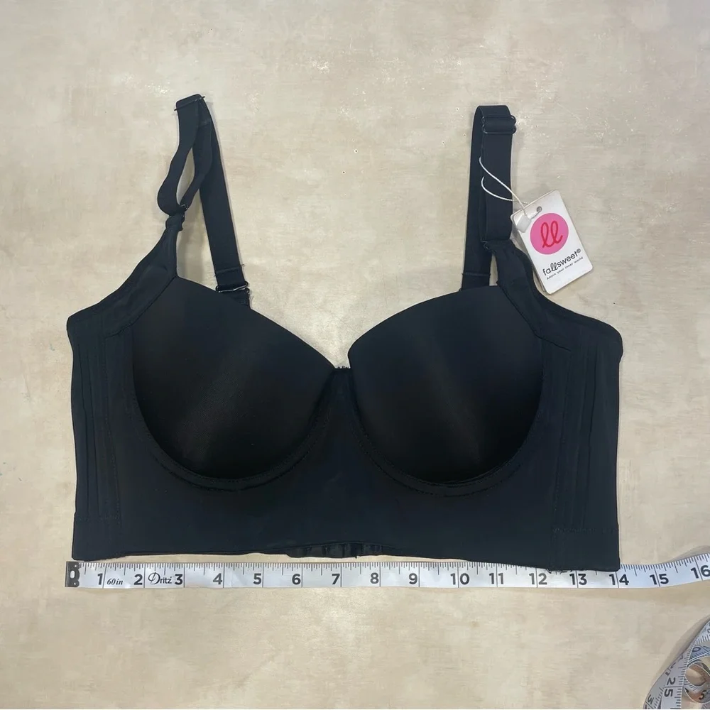 Fall sweet Black Contour Bra with Adjustable Straps and Underwire size 36 C
